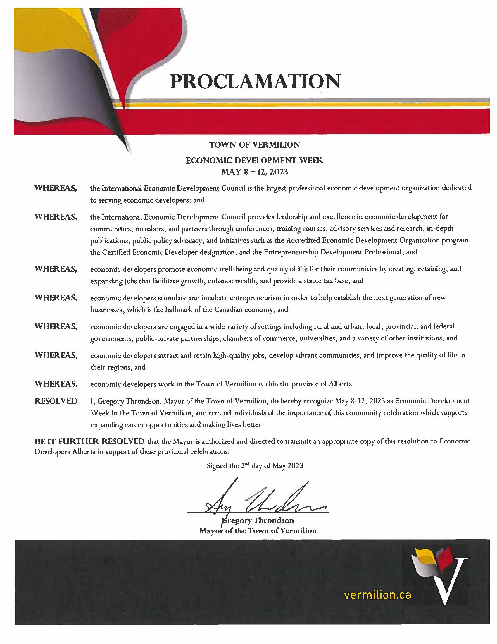 Economic Development Week May 8-12, 2023