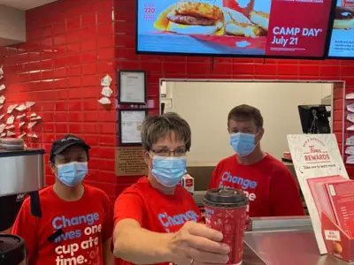 Camp Day at Tim Horton's