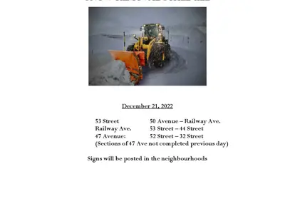 Snow Removal Dec 21, 2022