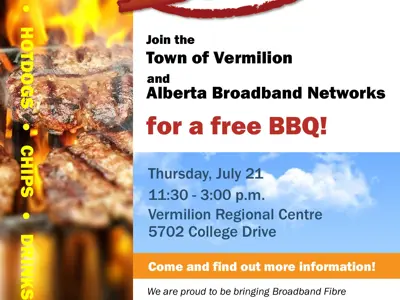 BBQ Poster Broadband Fibre Network
