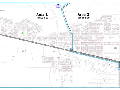 Map of Tree Pick up
