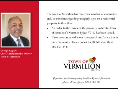 Unsightly Signage on Residential Property