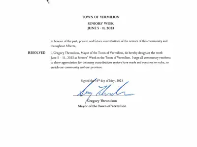 Proclamation Seniors Week 2023