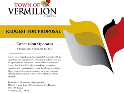 RFP Stadium Concession Ad