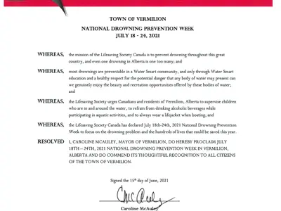 National Drowning Prevention Week